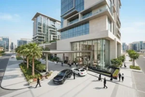 Modern hotel located near Dubai Healthcare City hospitals and clinics