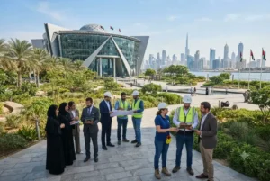 Dubai Municipality headquarters representing government career opportunities in Dubai