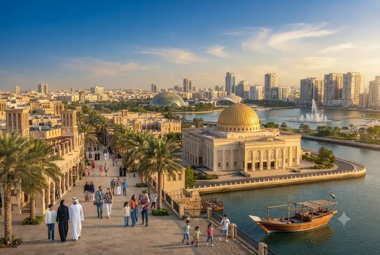 Historic and cultural attractions in Sharjah promoted by the Sharjah Commerce and Tourism Development Authority.
