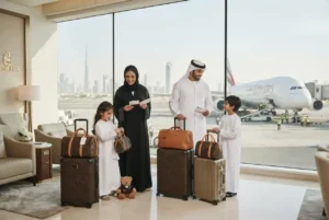 Travellers preparing for holiday packages from the UAE