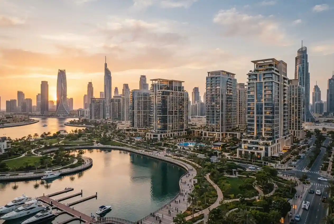 Modern Dubai residential developments representing alternatives to Emaar real estate