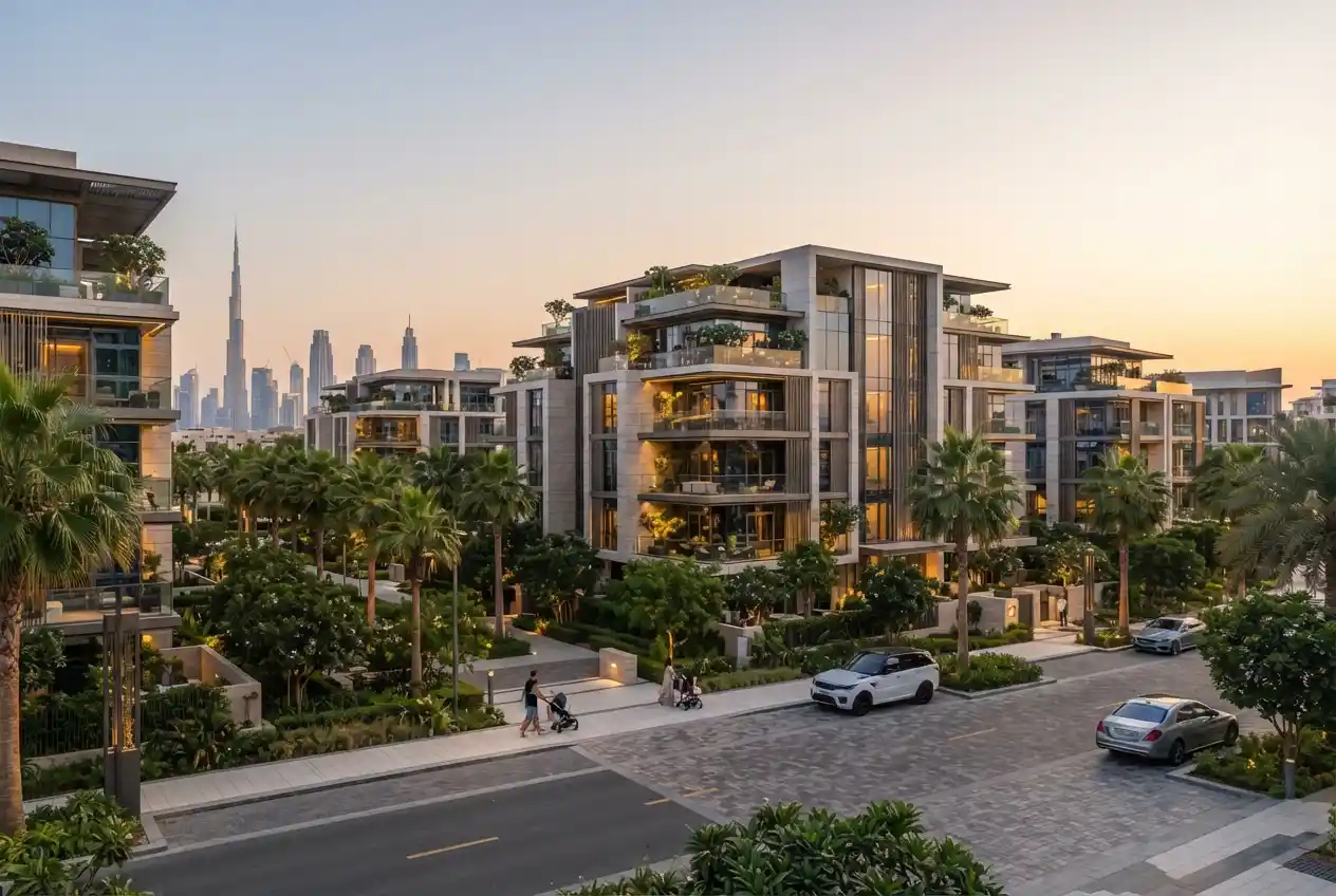 Indus Real Estate Dubai properties and modern residential buildings